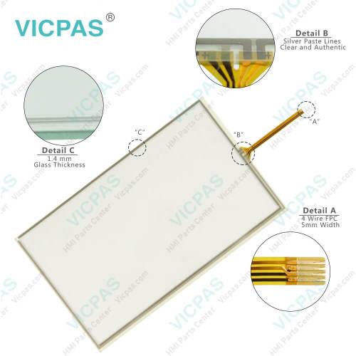 80F4-4110-89080 TR4-089F-08 Touch Screen Panel Glass
