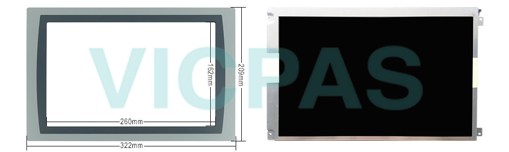 2711P-T12W22D8S-A Panelview Plus 7 Touchscreen Protective Films Overlay LCD Display Repair Replacement