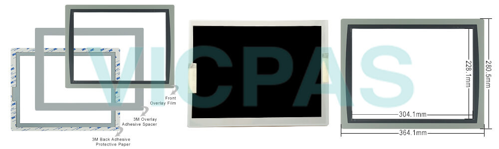 2711P-T15C22D8S-A Panelview Plus 7 Touchscreen Protective Films Overlay LCD Display Repair Replacement