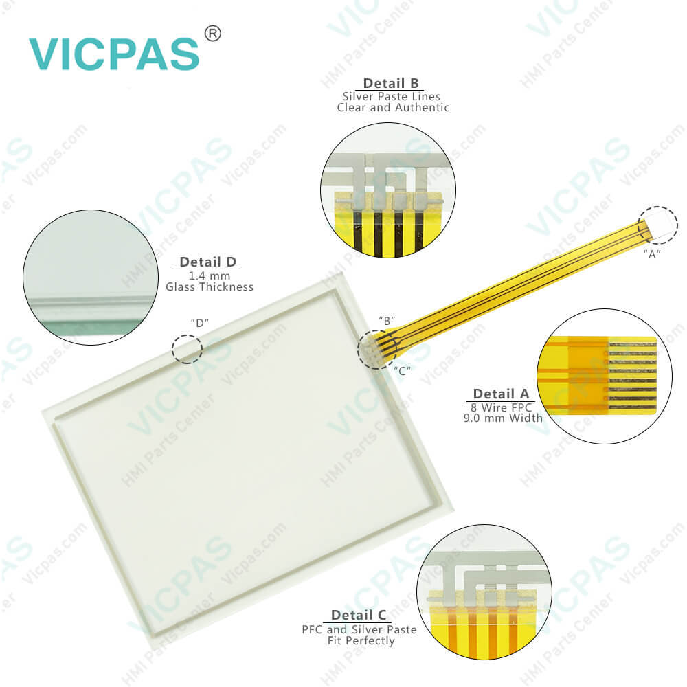 2711P-B6M5D Membrane Keyboard Touch Screen Panel