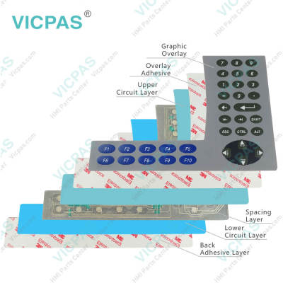 2711P-K6M1D PanelView Plus 600 Membrane Keypad Keyboard