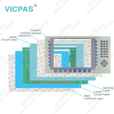 Membrane keyboard for 2711P-K10C4A7 membrane keypad switch