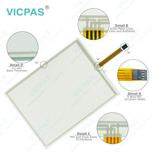 XV-152-D6-10TVRC-10 150611 Eaton Touch Screen Glass Panel