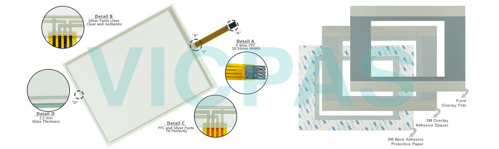 XV-152-D8-10TVRC-10 Eaton XV150 150612 Touch Screen Panel Repair Replacement