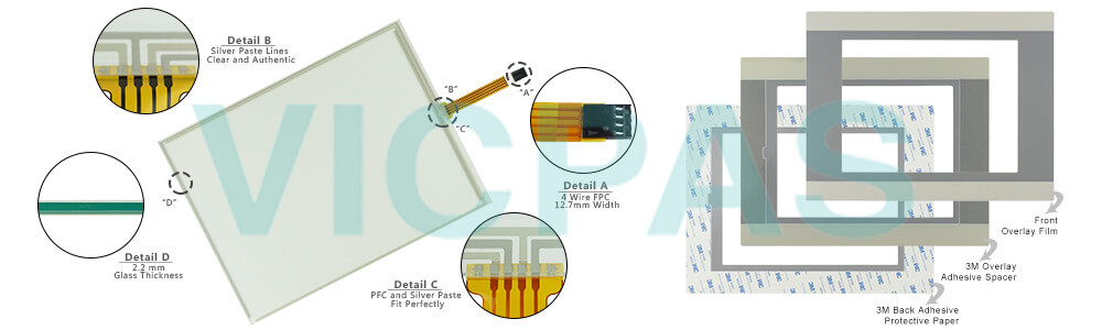 XVS-430-12MPI-1-10 139974  Eaton XVS400 Touch Screen Panel Repair Replacement