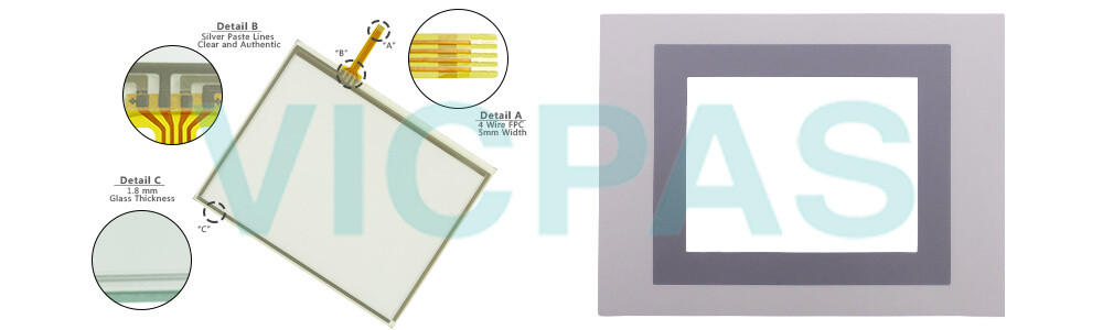 XV-102-E8-57TVRC-10 153526 Eaton XV100 Touch Screen Panel Repair Replacement