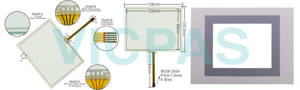 XV-230-57MPN-1-10 Eaton XV200 139952 Touch Screen Panel Repair Replacement
