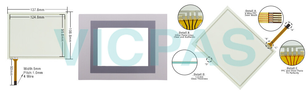 XVS-450-57MPI-1-10 139969 Eaton XVS400 Touch Screen Panel Repair Replacement XVS-450-57MPI-1-10 139969 Eaton XVS400 Touch Screen Panel Repair Replacement