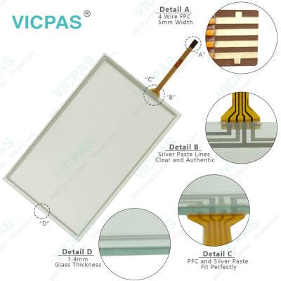 2711R-T4T 2711R-T7T 2711R-T10T Touch Screen Glass repair