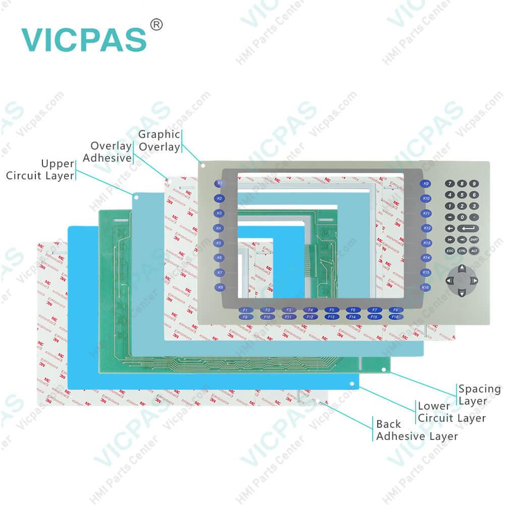 2711P-RBK10 Allen Bradley Membrane Keypad LCD Display Housing
