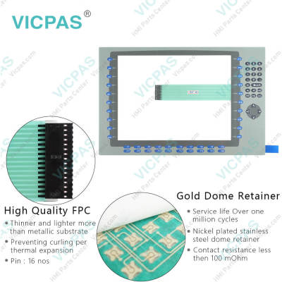 2711P-RBK15 PanelView Plus Terminal Keypad LCD Screen Plastic Cover