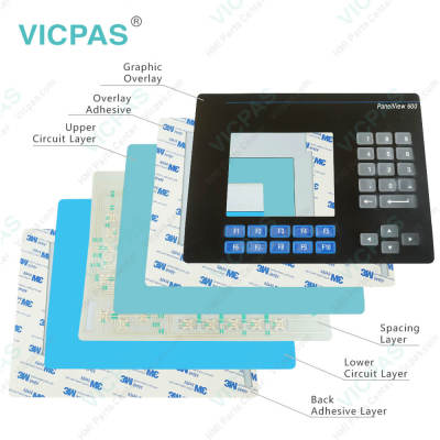 2711-B6C12L1 Touch Screen Membrane Keypad Switch