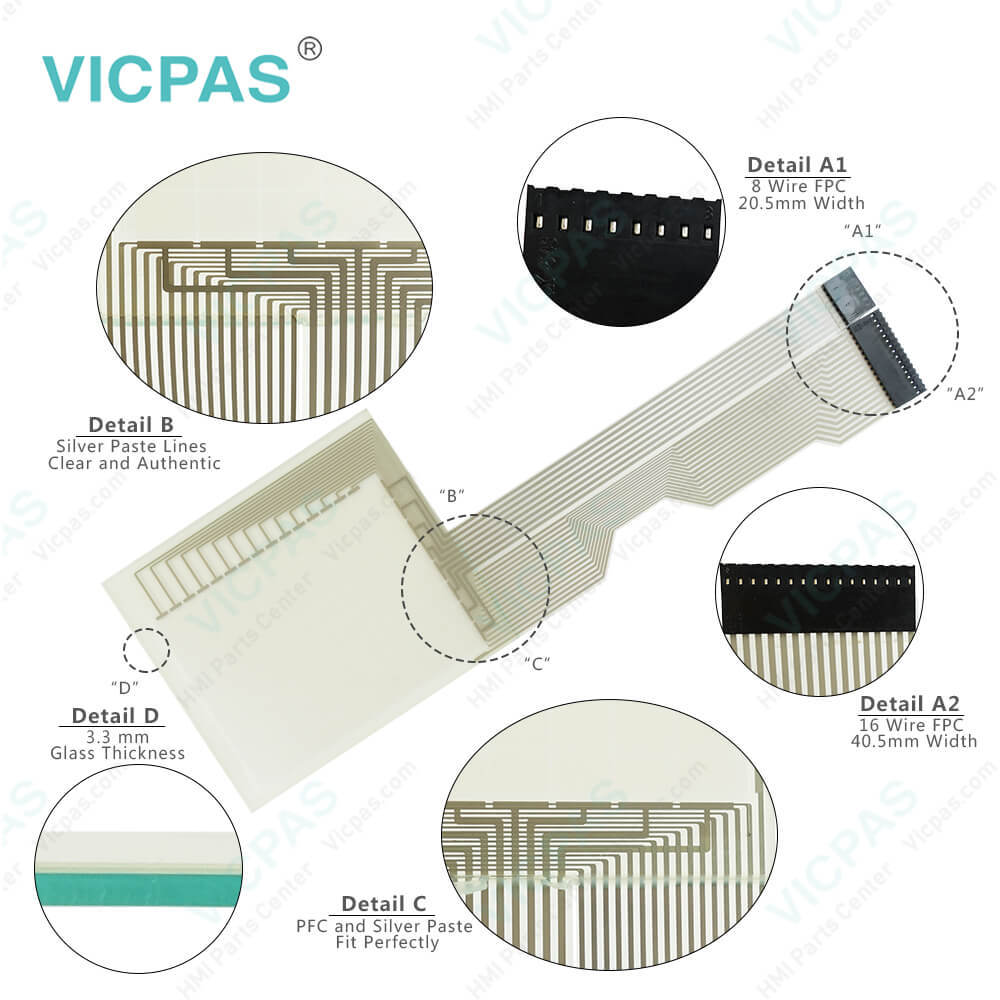 2711-B6C16L1 Touch Panel Glass Membrane Switch Repair