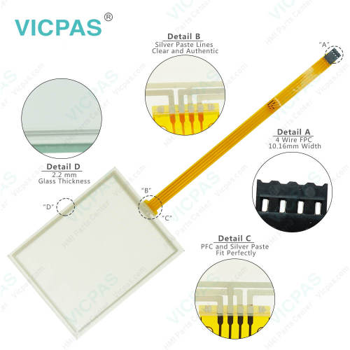 Touchscreen panel for 4PP065.0571-X74 touch screen membrane touch sensor glass replacement repair