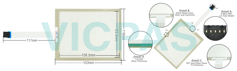 28342000 1071.0129 Touch Screen Panel Repair