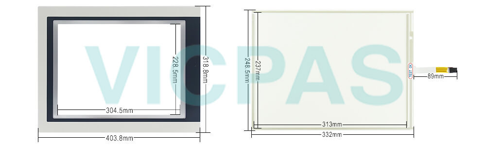 Power Panel 400 4PP480.1505-75 Touch Screen Panel Protective Film