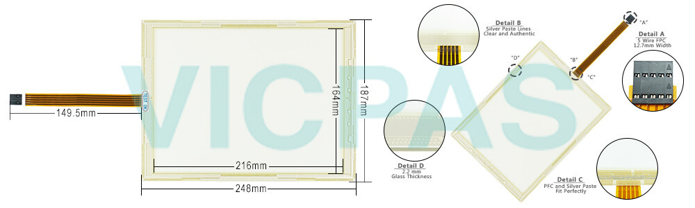 Power Panel 300 4PP320.1043-K11 Touch Screen Panel Protective Film