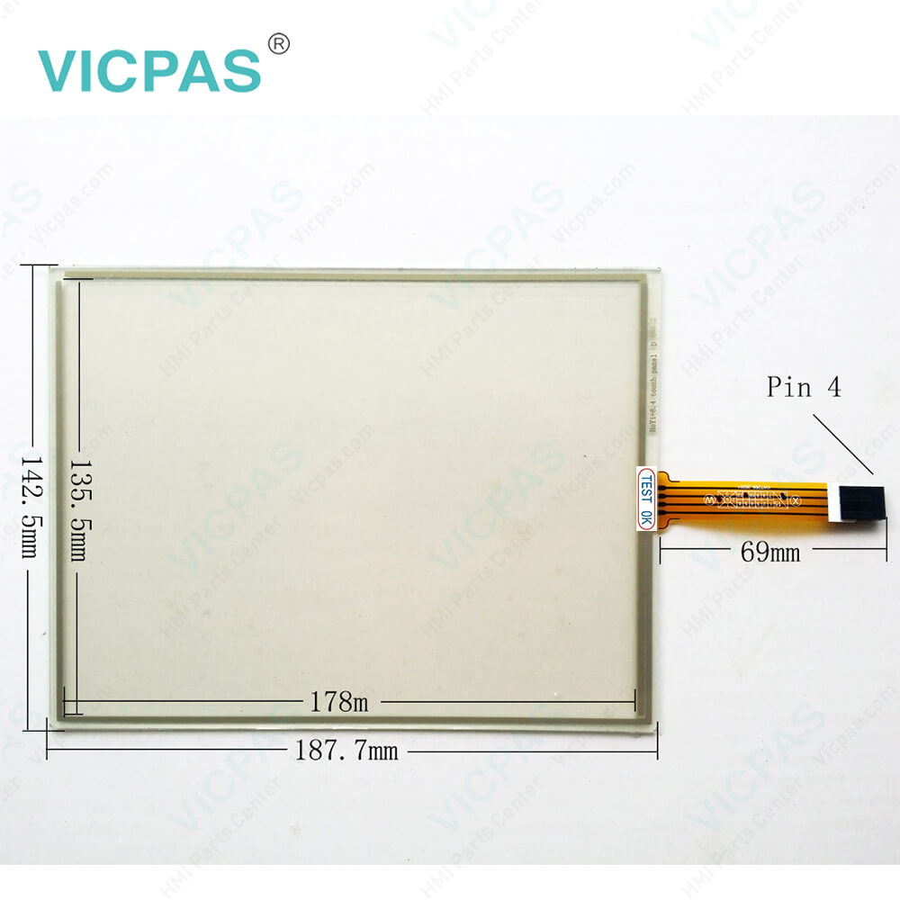 12” Inch 5 Lines Resistive Touch screen Digitizer glass 260*200MM 