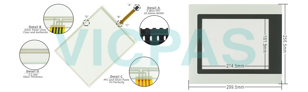 Power Panel 400 Protective Film Touchscreen Glass