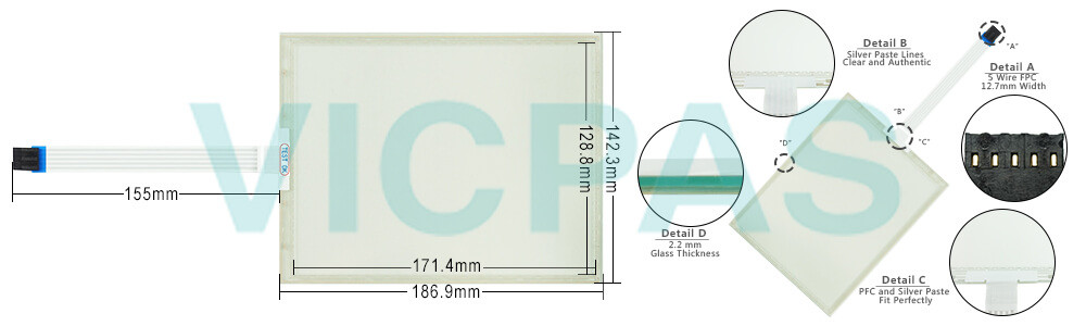Power Panel 500 5PP580.0844-K01 Touchscreen Glass