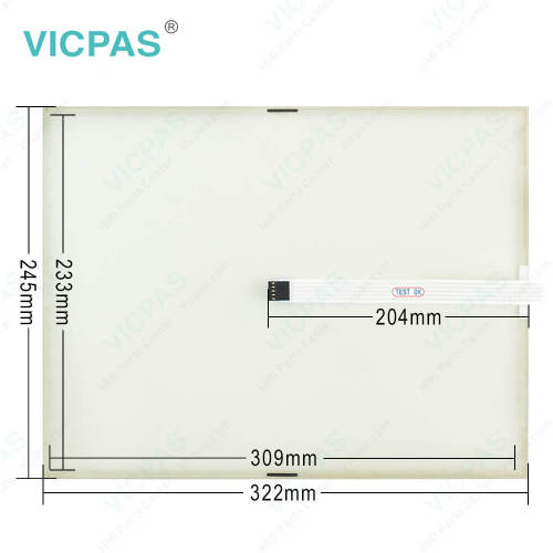 Power Panel 500 5PP5:220377.067-00 Touch Digitizer Overlay
