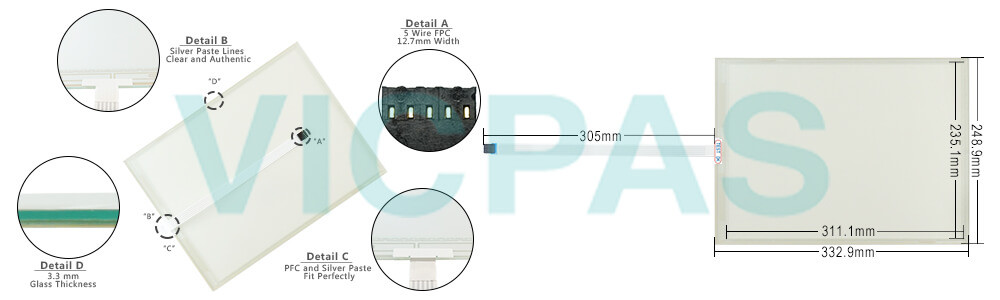 Power Panel 500 5PP581.1505-00 Touch Screen Panel