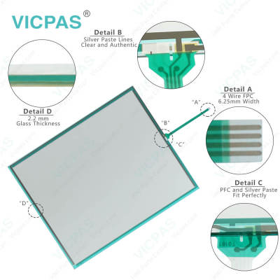Touch screen for TP3377S1 touch panel membrane touch sensor glass replacement repair