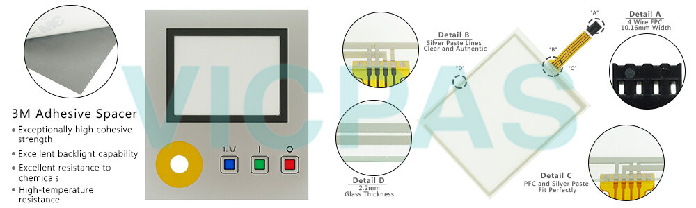 Power Panel 100 4PP120.0653-K01 Front Overlay Touchscreen Glass