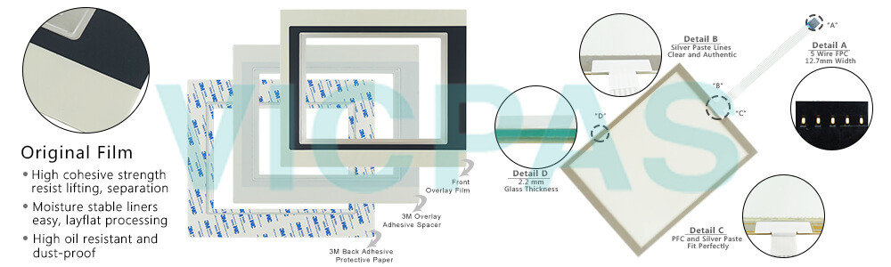 Power Panel 100 5PP120.1043-K09 Protective Film Touch Screen Panel HMI Touch Glass