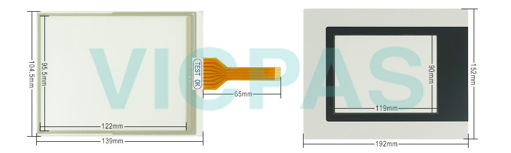 Power Panel 200 4PP220.0571-65 Touch Screen Panel Glass Front Overlay