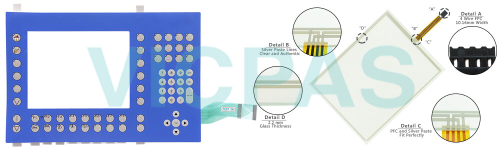 Power Panel 200 4PP280.1043-K02 Terminal Keypad Touch Screen Panel Glass