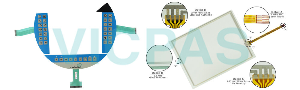 Mobile Panel 50 5MP050.0653-03 Touch Screen Panel Keypad Membrane