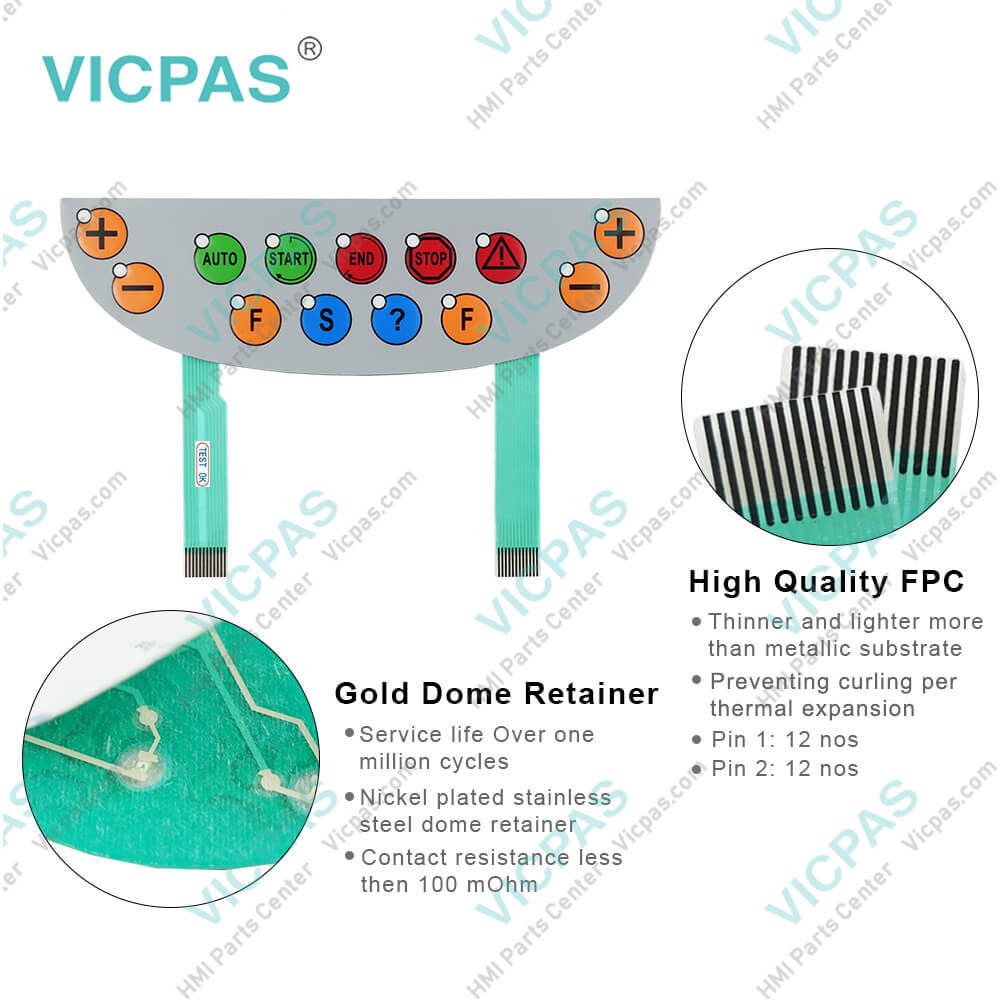B&R 4MP281.0843-K04 Panel Glass Keypad Repair