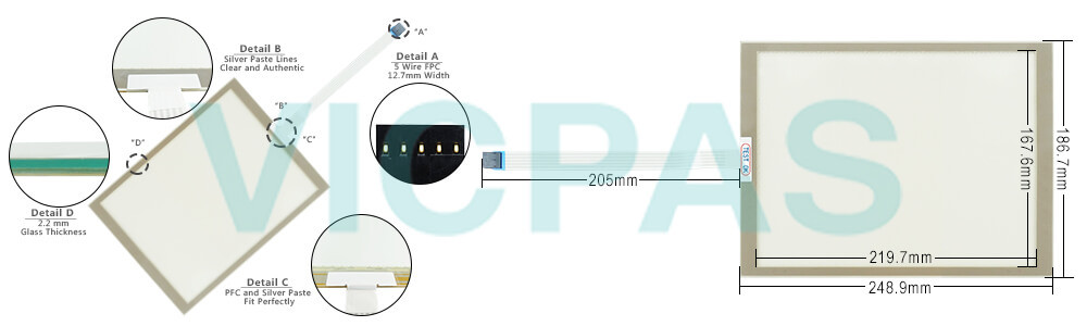 Power Panel 100 5PP120.1043-K04 Touch Screen Panel Glass