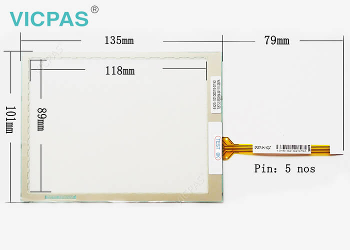 B&R 5AP1120.0573-000 Touch Digitizer Glass | Automation Panel | VICPAS