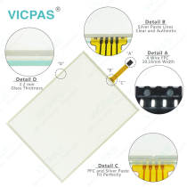 B&R 5AP1120.1215-C02 Touch Digitizer Glass