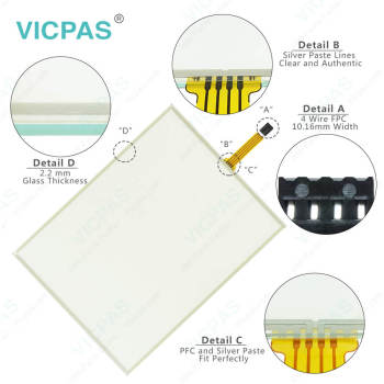 B&R 5AP1120.1215-C02 Touch Digitizer Glass