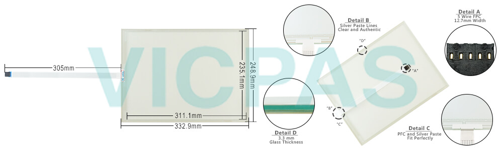 02899000 1071.0072 Touch Screen Panel Repair