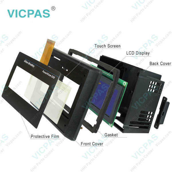 2711-T5A20L1  PanelView 550 Touch Screen Panel Overlay