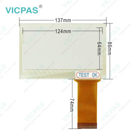 2711-T5A10L1 PanelView 550 Touch Screen Front Overlay