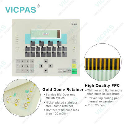 6ES7633-1DF02-0AE3 Siemens SIMATIC C7 633 Membrane Keypad