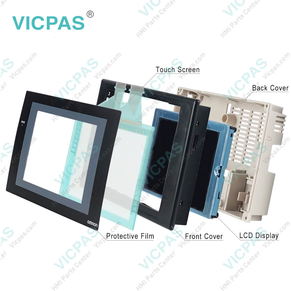 for Omron NS5-SQ10-V2 Touch Screen Glass with Protective Film 1 Year Warranty 