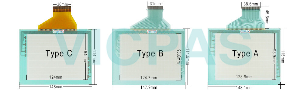 Omron NT31 series HMI NT31-ST122B-EV2 Touch Panel,Protective Film and Display Repair Kit.