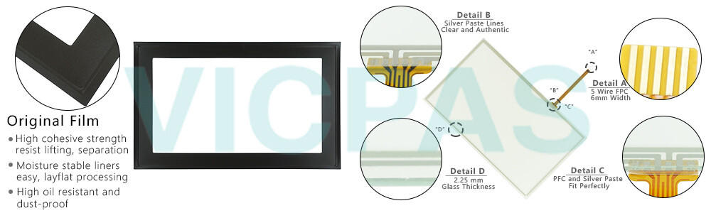 B&R Power Panel C70 4PPC70.101G-22B 4PPC70.101G-22W Touch Screen Panel Protective Film repair replacement