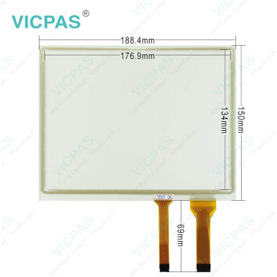 Mitsubishi GT2708-VTBD Front Overlay Touch Membrane