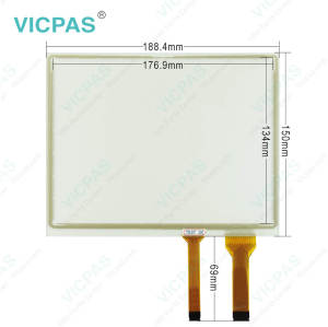 Mitsubishi GT2708-VTBD Front Overlay Touch Membrane