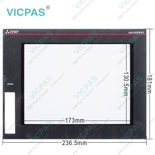 Mitsubishi GT2708-VTBA HMI Touch Panel Front Overlay