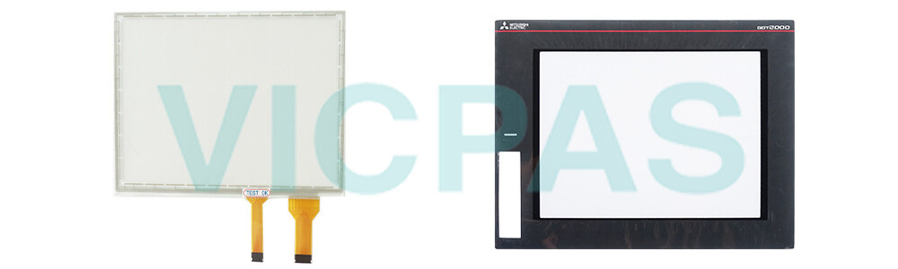 Mitsubishi GT27 series HMI GT2708-VTBD-GF MMI Touch Screen Front overlay Repair Kit