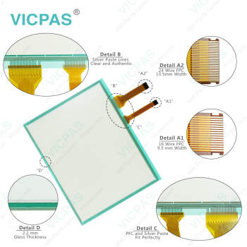 Mitsubishi GT2710-VTBD-GF HMI Touch Digitizer Repair