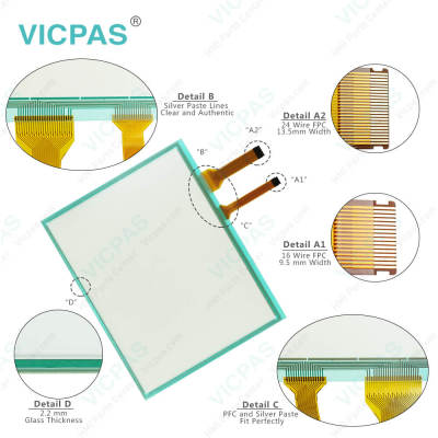 Mitsubishi GT2710-VTBD-GF HMI Touch Digitizer Repair